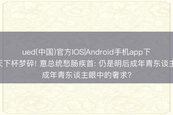 ued(中国)官方IOS|Android手机app下载入口 三届天下杯梦碎! 意总统愁肠疾首: 仍是明后成年青东谈主眼中的奢求?