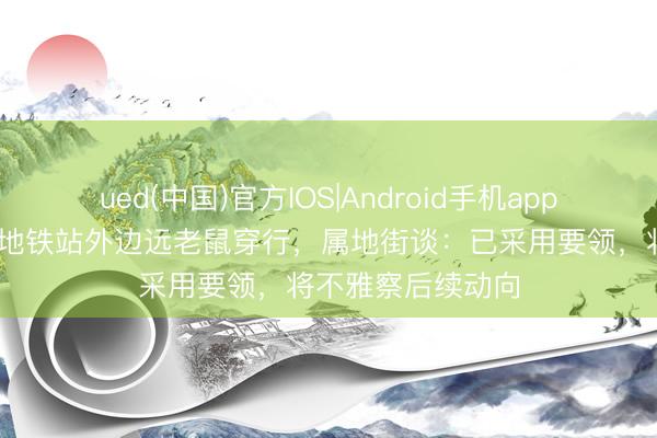 ued(中国)官方IOS|Android手机app下载入口 广州一地铁站外边远老鼠穿行，属地街谈：已采用要领，将不雅察后续动向